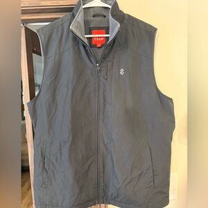 IZOD Men's Black Vest with wool lining